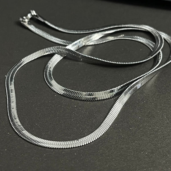 Stainless Steel Flat Snake Neck Chain