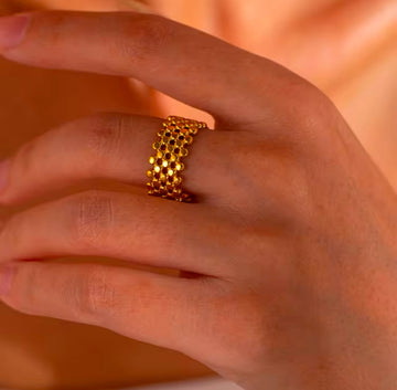 Golden Bloom Ring