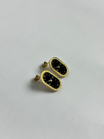 Fake Watch Ear Studs